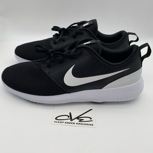 Black and white nike roshe golf shoe size 10.5 13